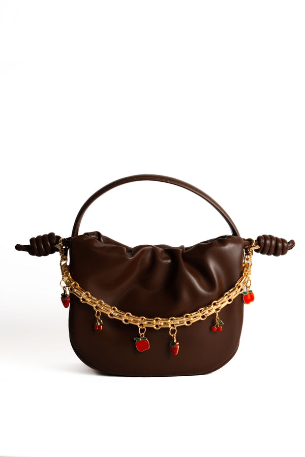Red Bloom Bag Charm