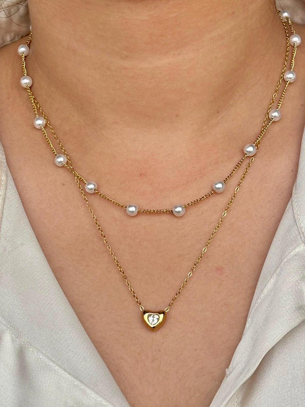Sweetheart Layered Necklace