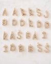 Diamond alphabet charm