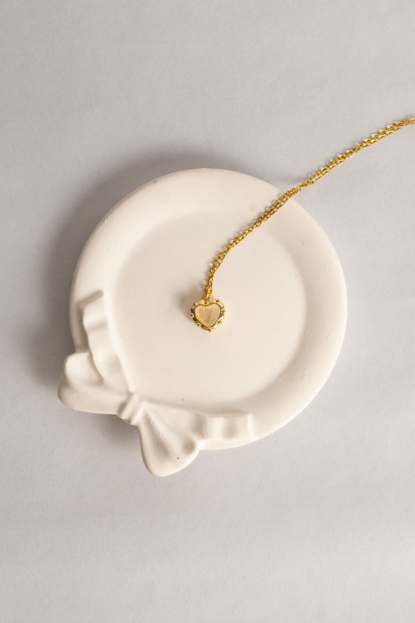 Snow Heart Necklace