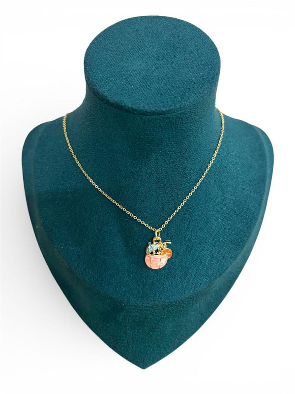 Cocktail Charm Necklace
