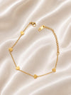 Heart of gold bracelet