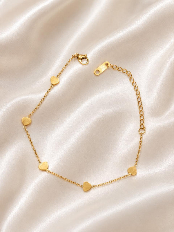 Heart of gold bracelet