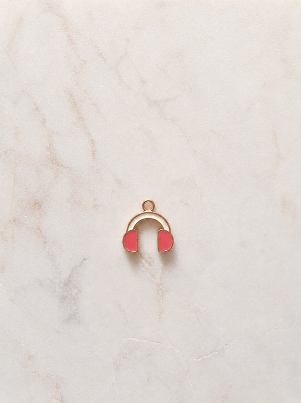Cute lil headphones charm