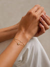 Love stacked bracelet
