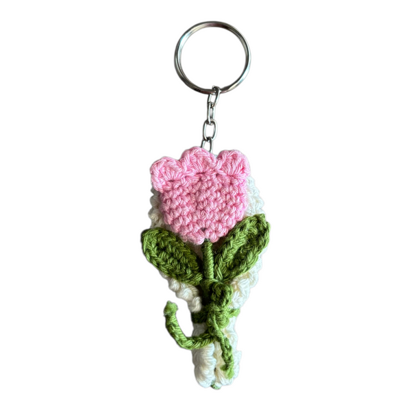 Pink Blossom Keychain